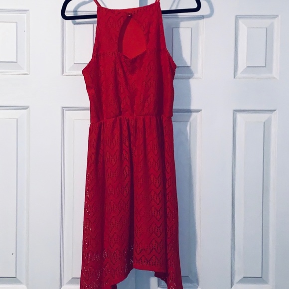 Deep Coral Dress - Picture 2 of 2